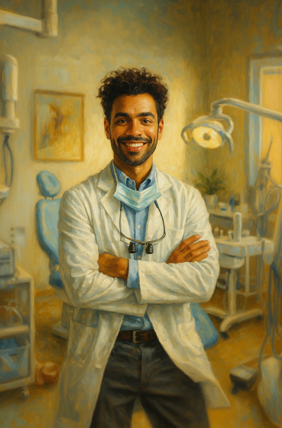 Clínica moderna e acolhedora